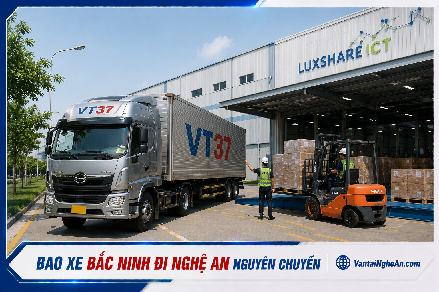 Thuê xe tải Bắc Ninh đi Nghệ An