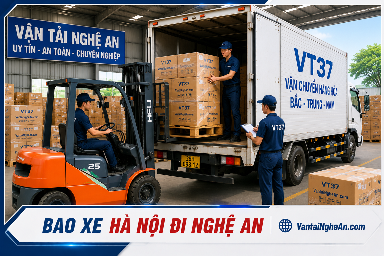 Thuê xe tải Hà Nội đi Nghệ An