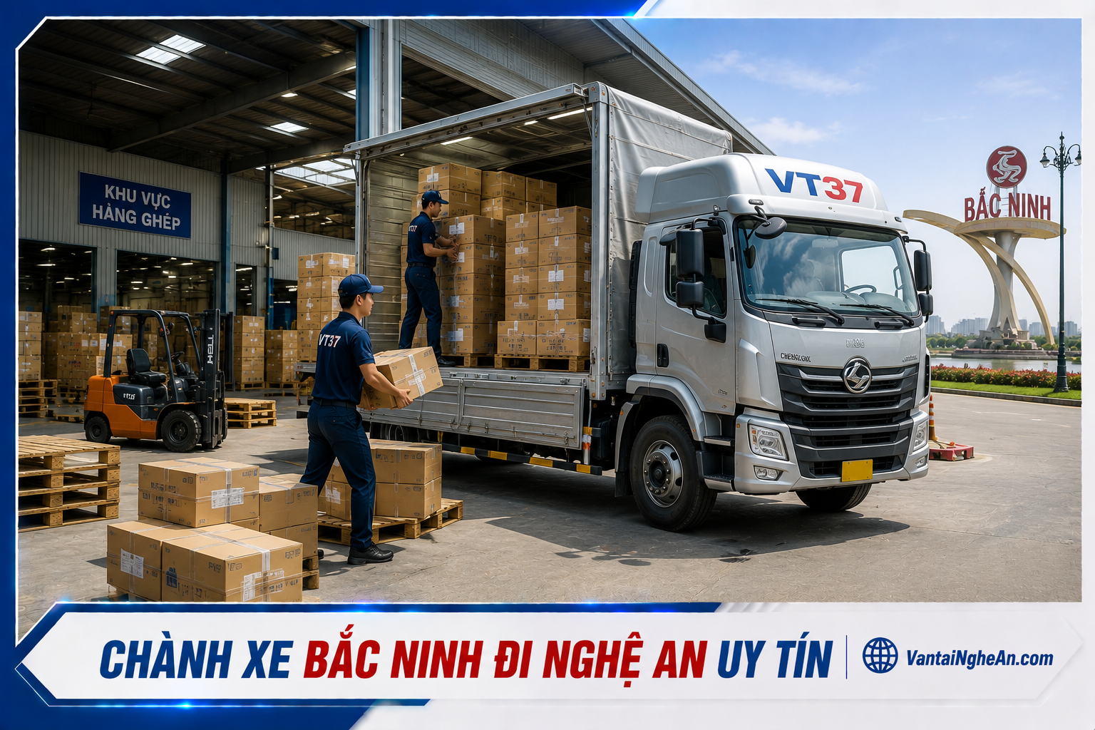 Vận chuyển hàng Bắc Ninh đi Nghệ An