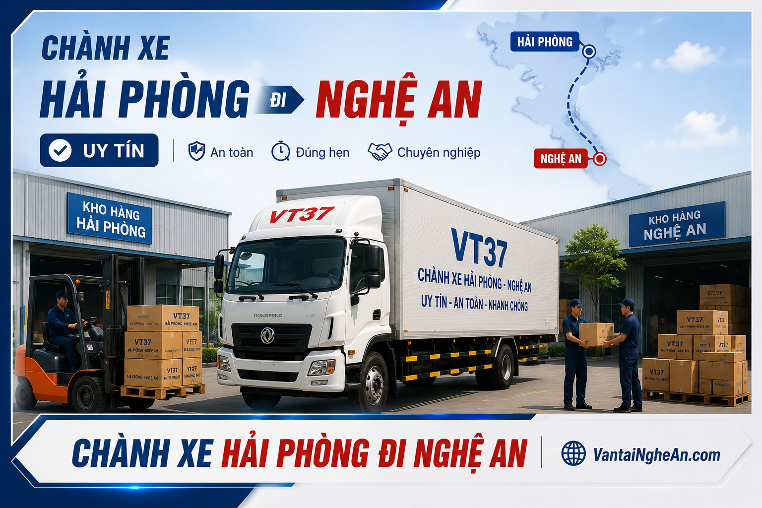 Chành xe Hải Phòng đi Nghệ An