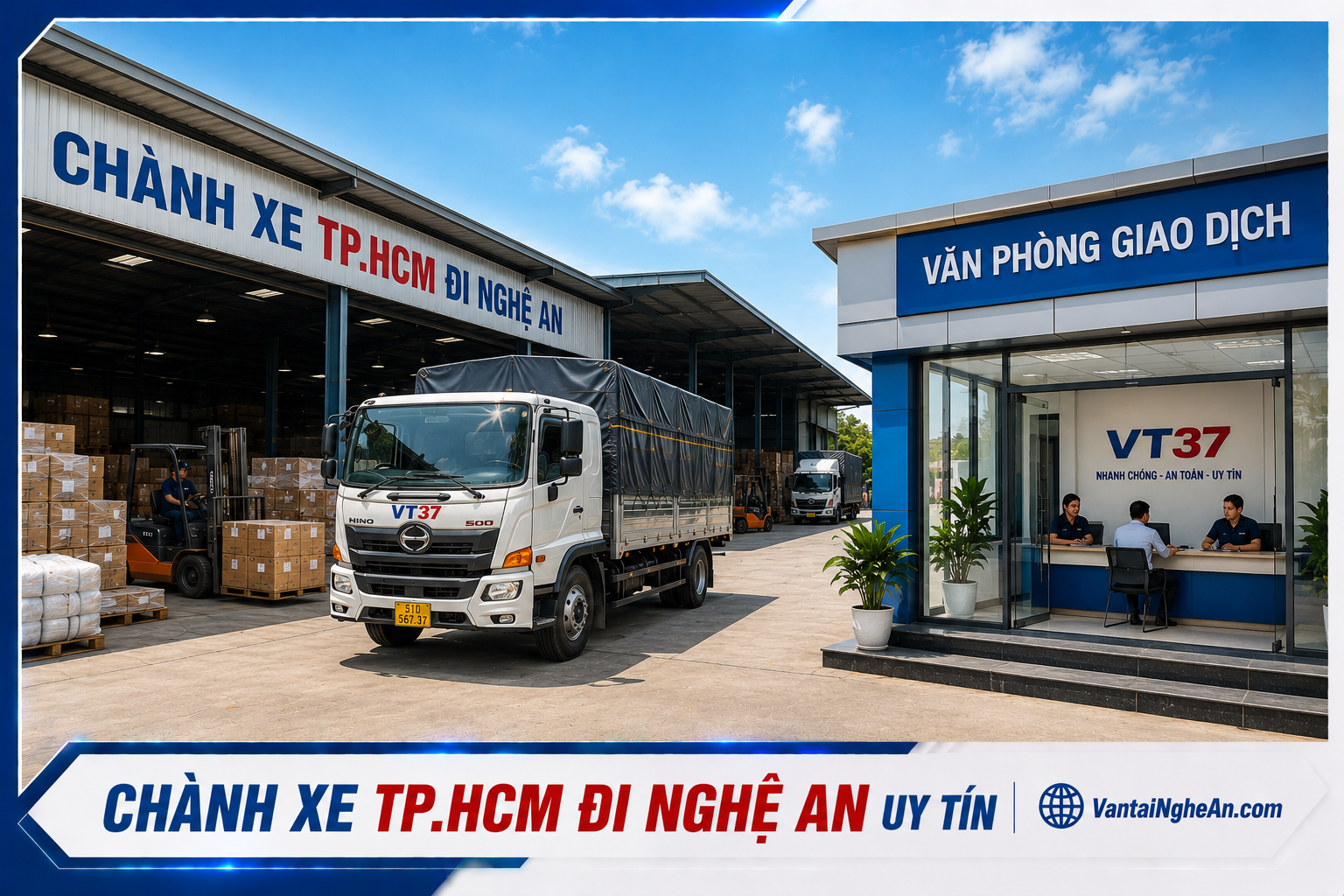 Chành xe TP.HCM đi Nghệ An
