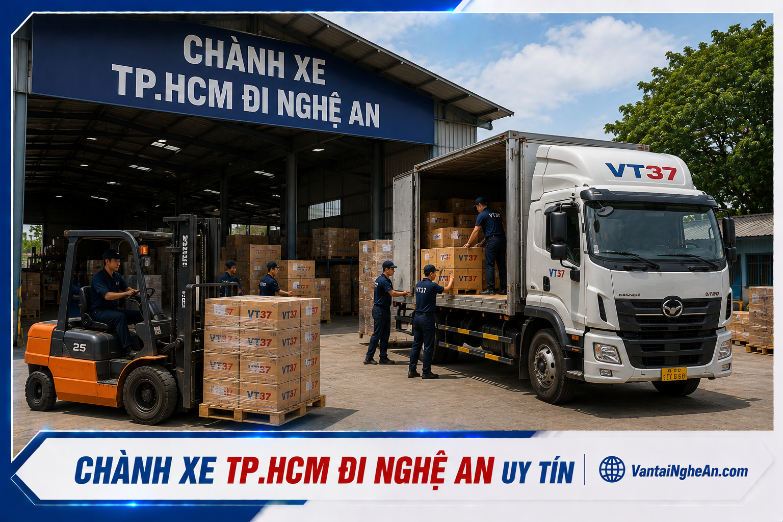 Dịch vụ chành xe TP.HCM đi Nghệ An