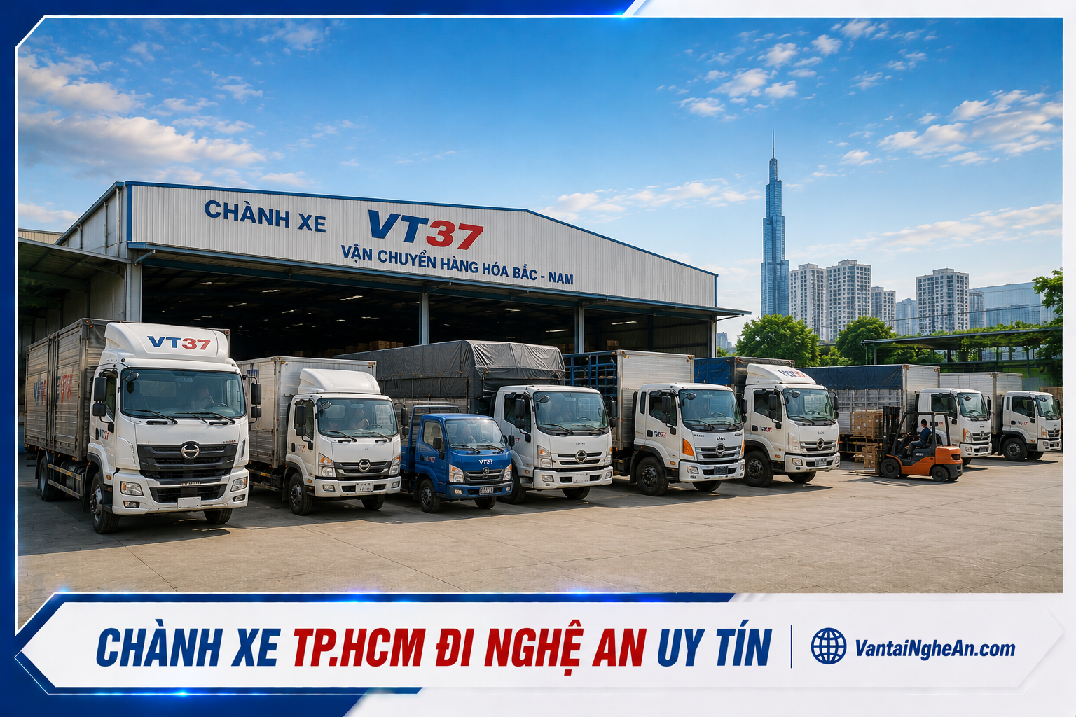 Vận chuyển hàng TP.HCM đi Nghệ An
