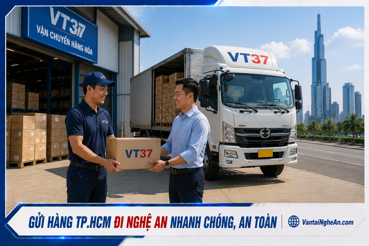 Vận chuyển hàng TP.HCM đi Nghệ An