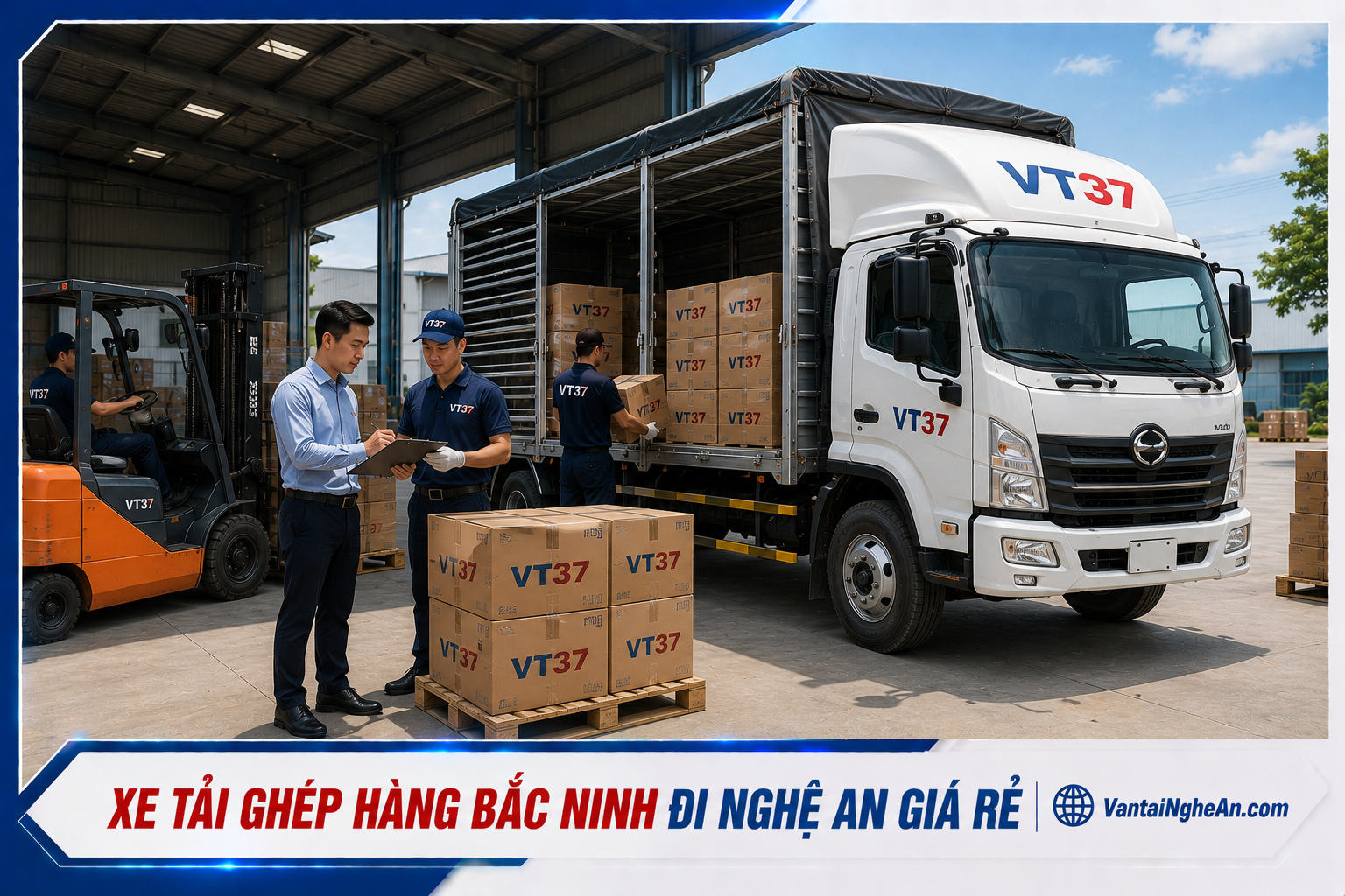 Vận chuyển hàng Bắc Ninh đi Nghệ An