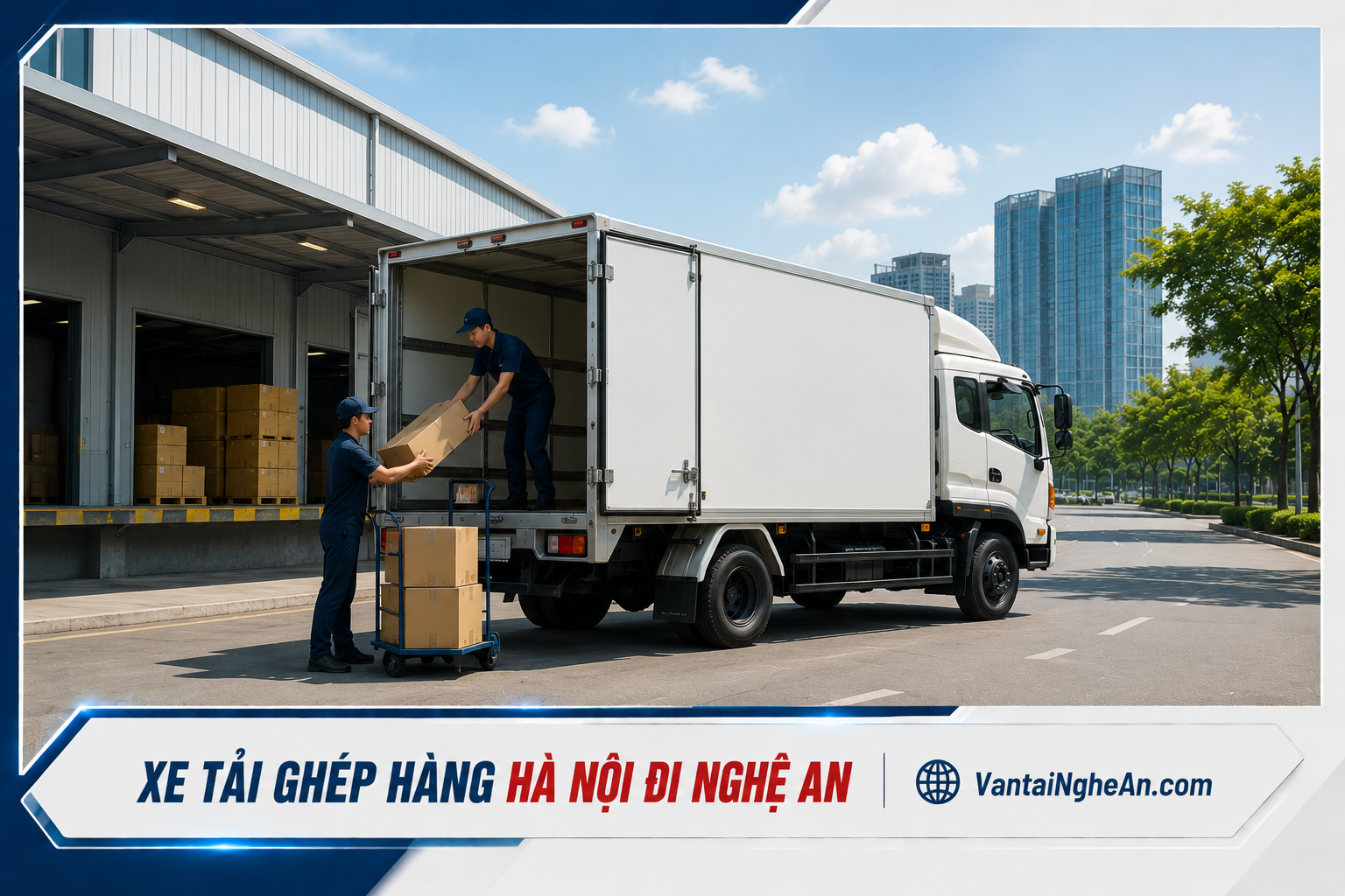 Xe Tải Ghép Hàng Hà Nội đi Nghệ An