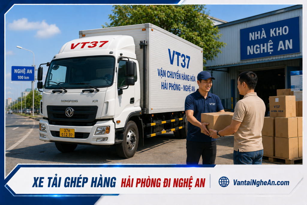 Vận chuyển hàng Hải Phòng đi Nghệ An