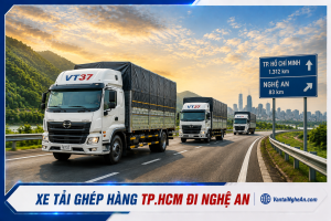 Xe Tải Ghép Hàng TP.HCM Đi Nghệ An Giá Rẻ, Xe Chạy Mỗi Ngày